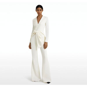 Safiyaa Beige Womens flare pants US 10